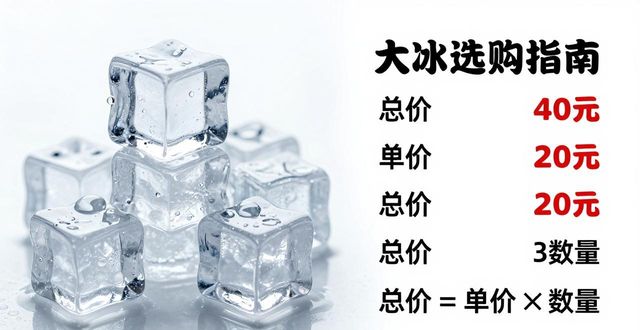 大冰块价格到底怎么算？吴江冰块选购指南