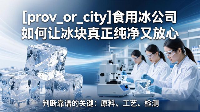 吴江食用冰公司如何让冰块真正纯净又放心
